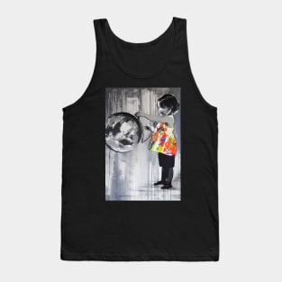 Banksy Save My World Tank Top